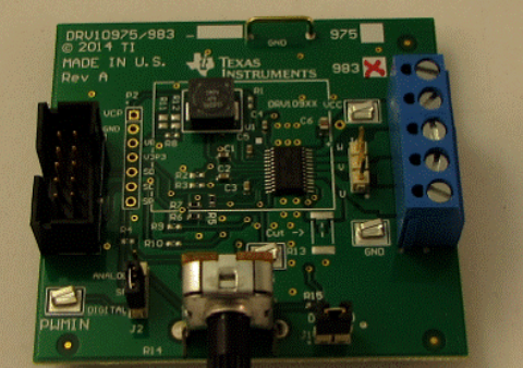 基于TI公司的DRV10983低噪音三相无传感器马达驱动方案