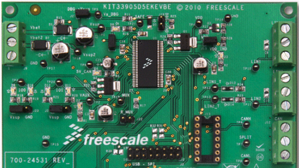 基于Freescale公司的MC33905系统基础芯片(SBC)开发方案