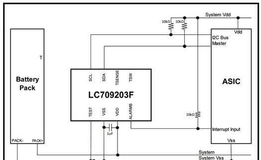 基于On Semi LC709203F的单个锂电池电量检测方案