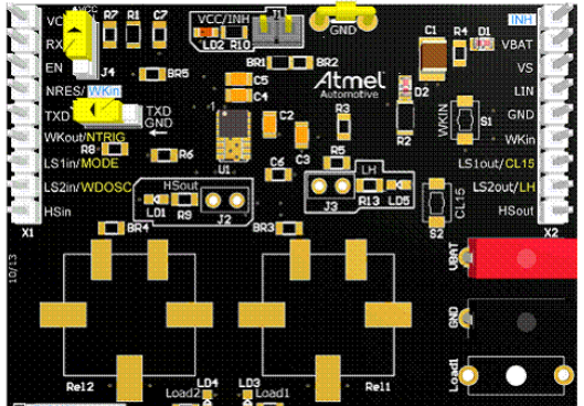 基于Atmel公司的ATA663254汽车LIN网络解决方案
