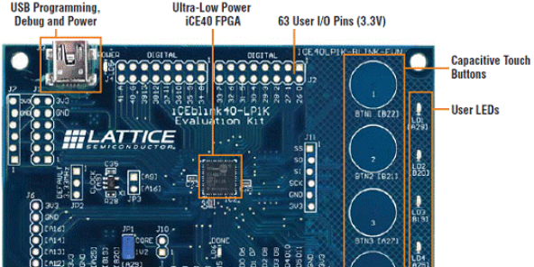 基于Lattice公司的iCE40系列超低功耗FPGA评估和开发方案