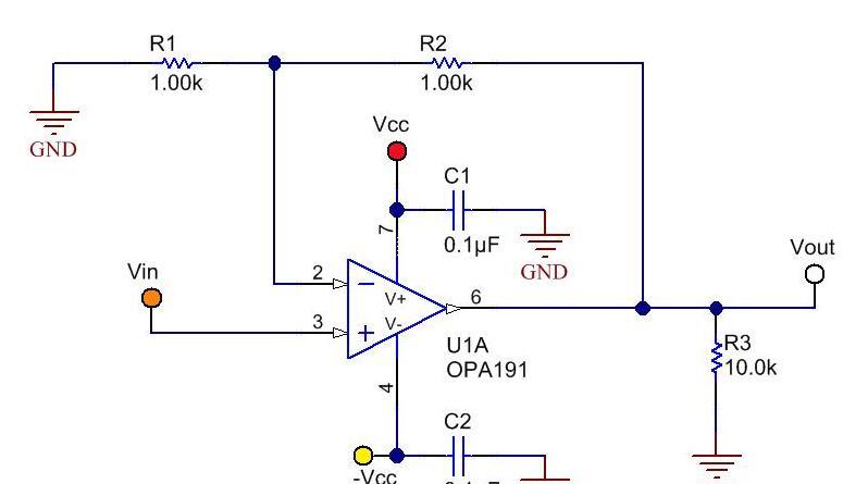 如何为OPA191运算放大器布设电路板