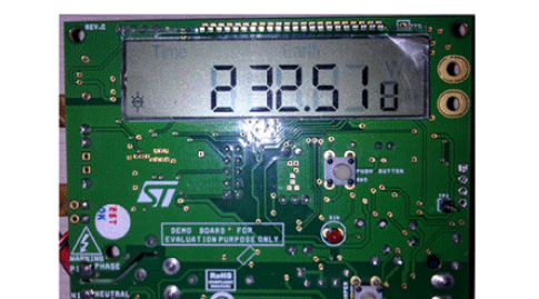 基于ST公司的STPM10和STM8L15xx MCU单相电表解决方案