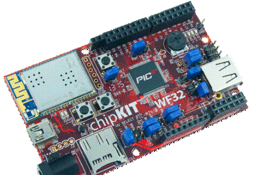 Digilent Microchip PIC32MX695 chipKIT WF32 Wi-Fi解决方案