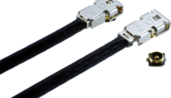 MHF I极细同轴线射频连接器设计有锁扣功能 适用于振动和冲击环境