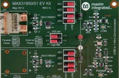 基于MAXIM公司的MAX31850 冷端补偿one wire总线热电偶数字转换参考设计方案