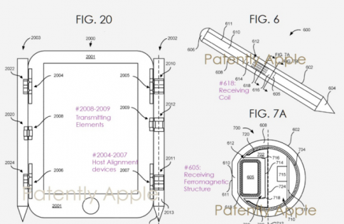 苹果新专利申请曝光，iPad Pro可为Apple Pencil充电?