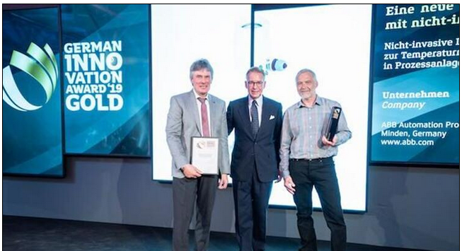 ABB首创非侵入式温度传感器 荣获德国创新奖金奖
