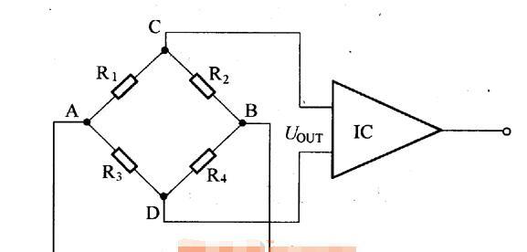 金属电阻应变片电桥电路图