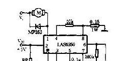 基于LAS6350芯片组成电机控制电路