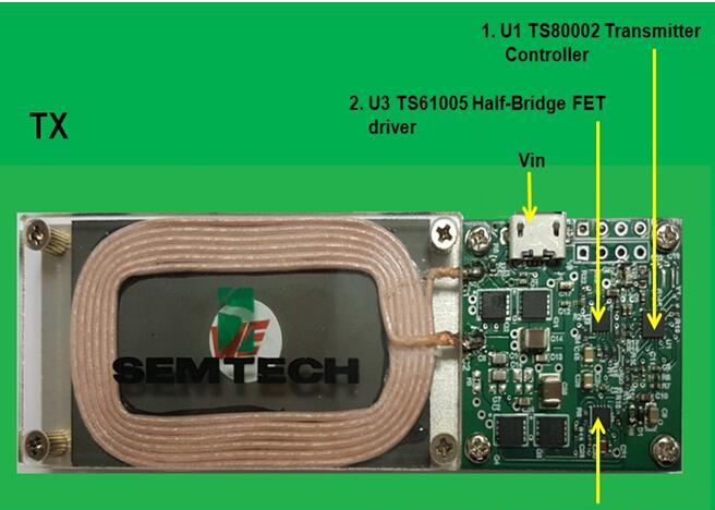 基于Semtech LinkCharge LP Multi-device Transmitter无线充电解决方案