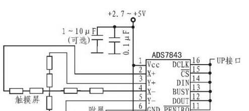 基于AT91X40+ADS7843+SED1335的触摸外部控制连接电路设计方案