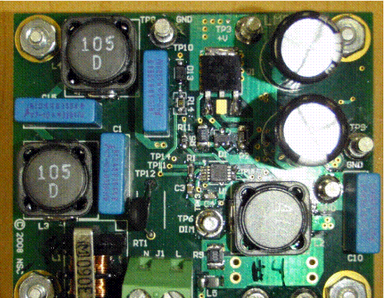 NS LM3445 TRIAC调光LED驱动参考设计