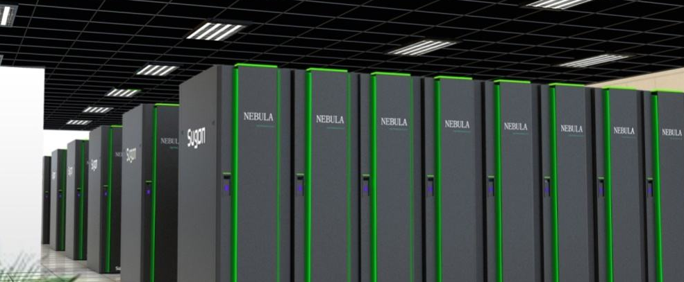曙光展示Nubla超算服务器，内置海光x86处理器和DPU加速器