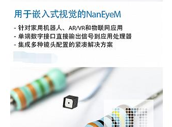 ST推出NanEyeM—集成式微型摄像头模块(MCM)