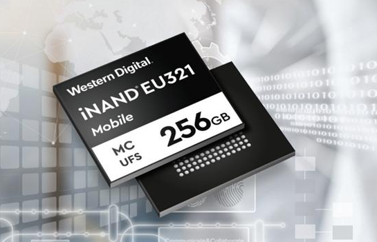 为手机存储扩容 西部数据推96层3D NAND UFS 2.1嵌入式闪存盘
