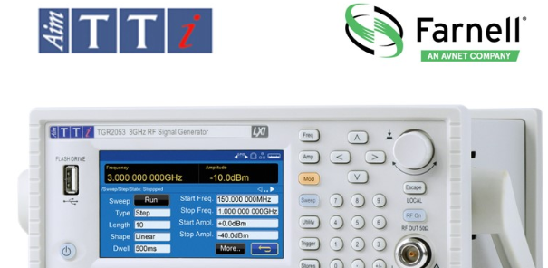 e络盟供应Aim-TTi 新一代TGR2050系列射频信号发生器