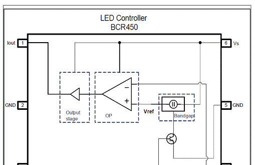 Infineon BCR450 LED驱动方案
