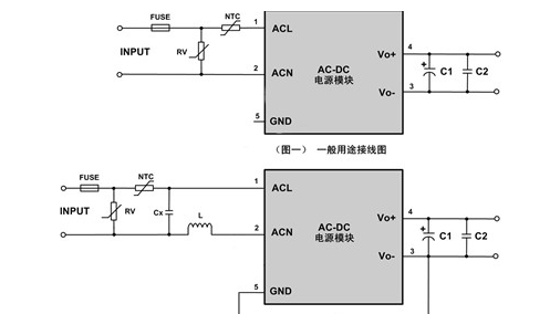 微功率AC-DC的典型应用电路