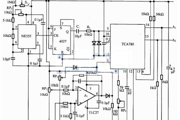 TCA780逆变器PWM控制电路图