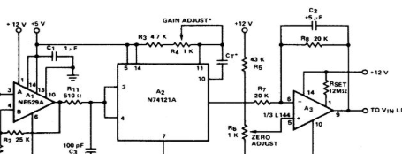 频率-电压转换器电路（数字频率计）