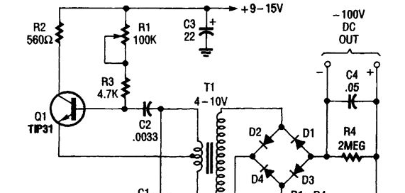9至15VDC输入的高压电源