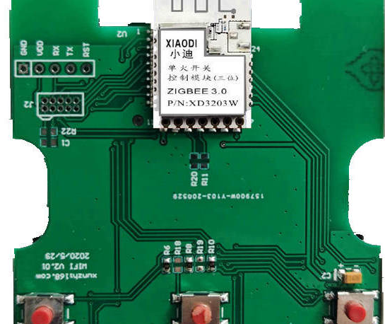 基于EFR32MG21的Zigbee3.0单火线智能家居开关面板电路方案设计 （原理图）