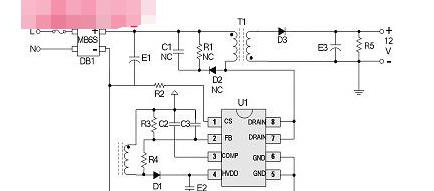 SM7503 隔离式PSR 12V300mA充电器电源管理芯片方案