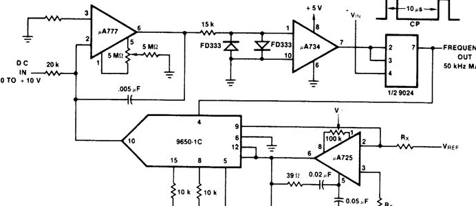 电压-频率转换器电路(一)