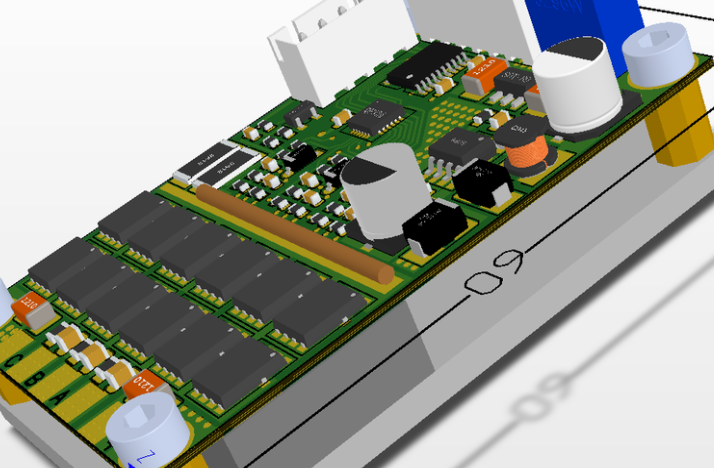 STC15W408+FD6288大功率无刷电机驱动板电路方案设计（SCH文件+PCB文件+3D图）