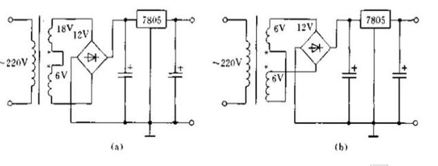 改变变压器双绕组输出电压的电路