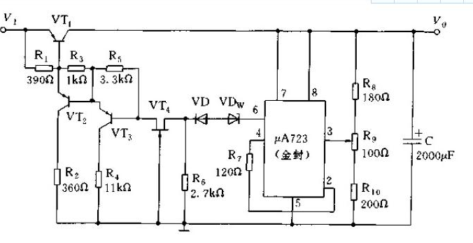 uA723构成的实用稳压电源电路