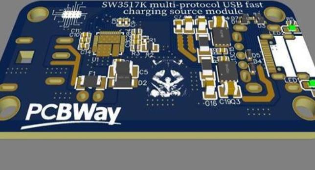 SW3517K-USB快速充电源模块电路设计方案（原理图+bom表）