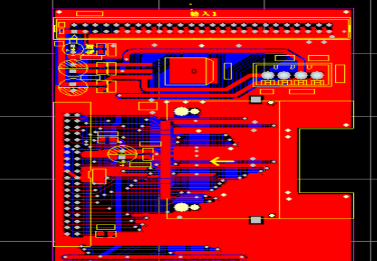 CF卡读卡接口+IDE硬盘接口板protel硬件原理图+PCB文件