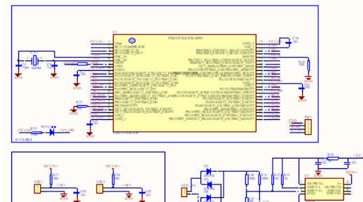 基于stm32的数码管显示电路设计方案（电路图+PCB）