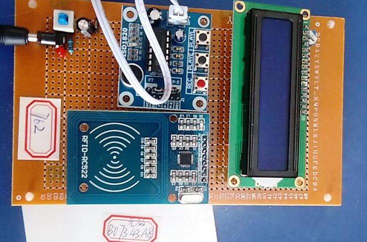 基于51单片机的超市报警系统设计-RFID-语音-（电路图+程序源码+查重论文）