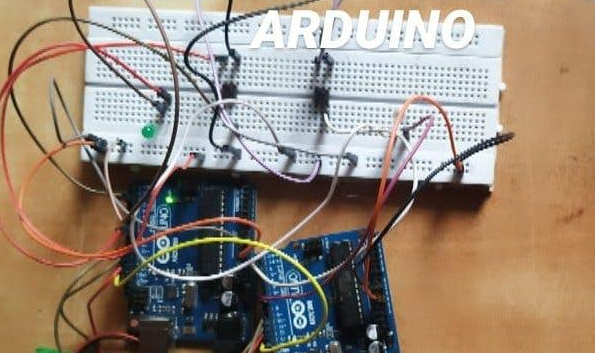 通过SPI通信协议在2个Arduino UNO之间进行通信