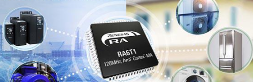 瑞萨电子为扩展其RA MCU产品家族推出RA6T1 MCU 适用于电机控制及基于AI的端点预测性维护