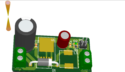 LM2596-5.0V电源模块 (AD设计硬件原理图+PCB+封装文件)