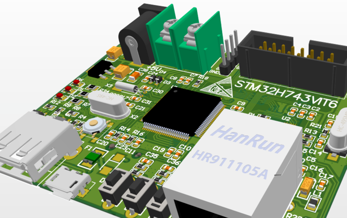 STM32H743VIT6开发板设计方案(原理图+源码)
