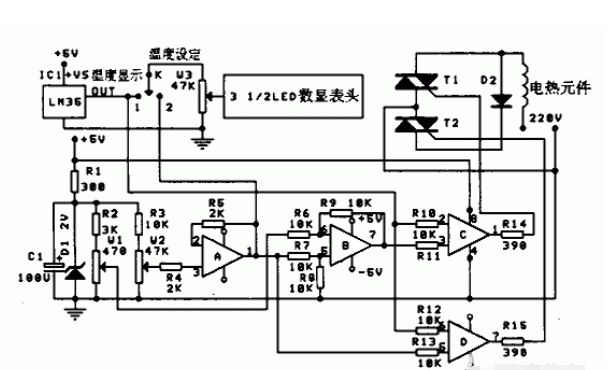 基于LM35的简单人工智能的温度控制电路设计方案