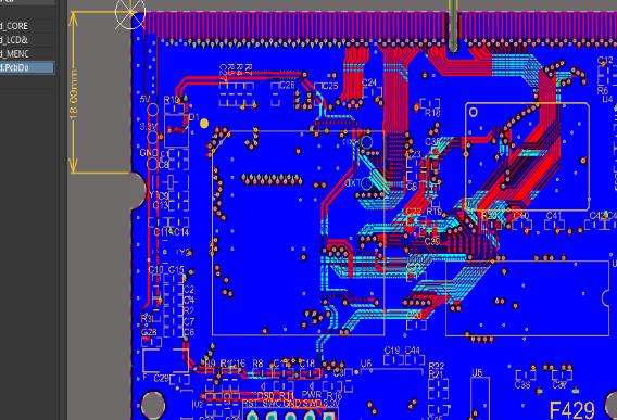 STM32F429IGT6核心板 内存条接口DDR3接口 金手指接口封装 兼容STM32F7/H7