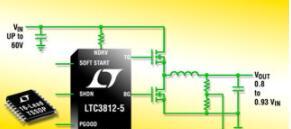 同步降压型开关稳压控制器LTC3812-5的性能特点及适用范围