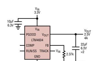 DC/DC微型模块稳压器LTM4604的性能特点及应用分析