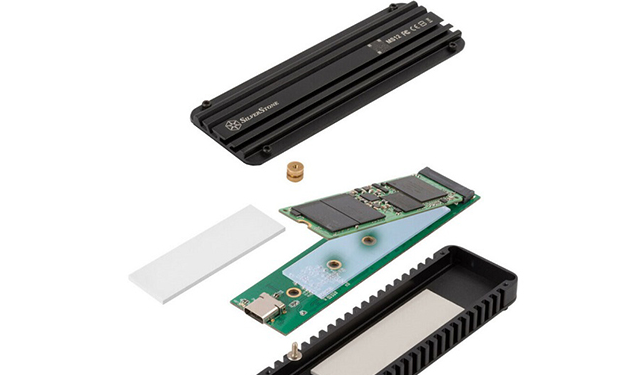银欣推出MS12金属移动硬盘盒：采用20Gbps USB－C接口