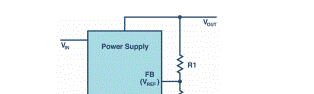 电源设计中通过分压器来实现所需的输出电压