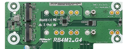 永擎推出RB4M2＿G4转接卡：支持四张PCIe 4．0 SSD