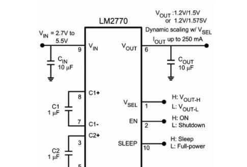 降压DC/DC转换器LM2770/LM2788/LM2797/LM2798的性能特性及应用