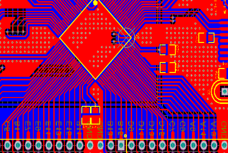 STM32H743VIT6最小系统,引出串口4,增加电源指示灯及通讯信号灯