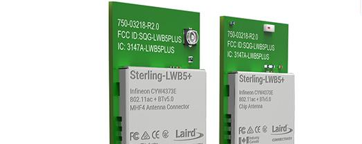 贸泽开售Laird Connectivity Sterling－LWB5+ Wi－Fi与蓝牙模块 适用于下一代物联网应用